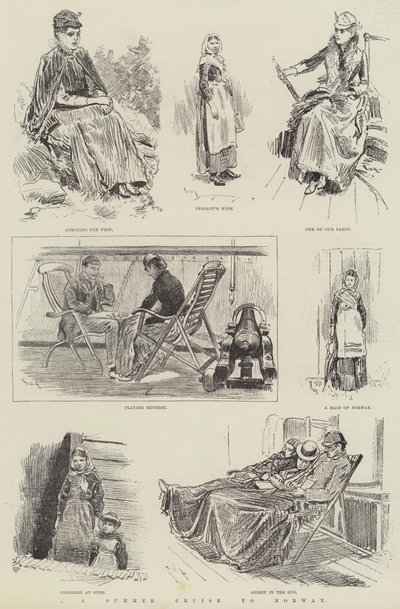 ノルウェーへの夏のクルーズ 作： William Douglas Almond